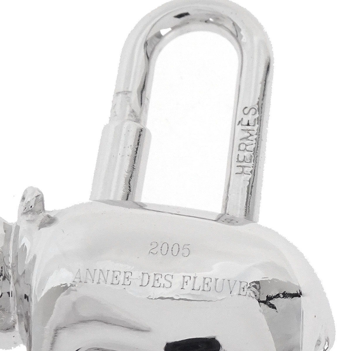 Hermes 2005 Annee Des Fleuves Cadena Silver Small Good