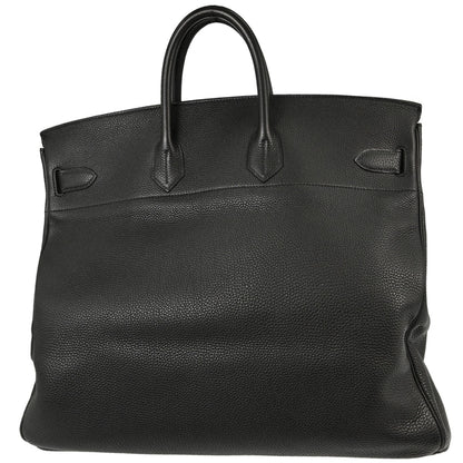Hermes Black Togo HAC Haut a Courroies 50 Handbag