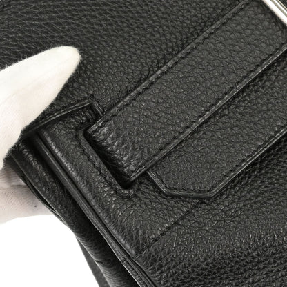 Hermes Black Togo HAC Haut a Courroies 50 Handbag