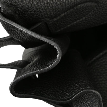Hermes Black Togo HAC Haut a Courroies 50 Handbag