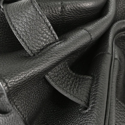 Hermes Black Togo HAC Haut a Courroies 50 Handbag