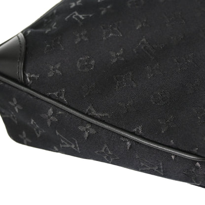 Louis Vuitton Black Monogram Satin Little Boulogne Handbag M92142