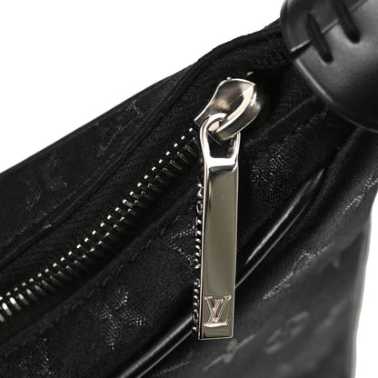 Louis Vuitton Black Monogram Satin Little Boulogne Handbag M92142