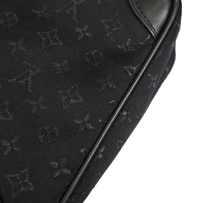 Louis Vuitton Black Monogram Satin Little Boulogne Handbag M92142
