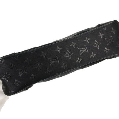 Louis Vuitton Black Monogram Satin Little Boulogne Handbag M92142