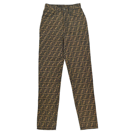 Fendi Zucca Long Pants Brown #40