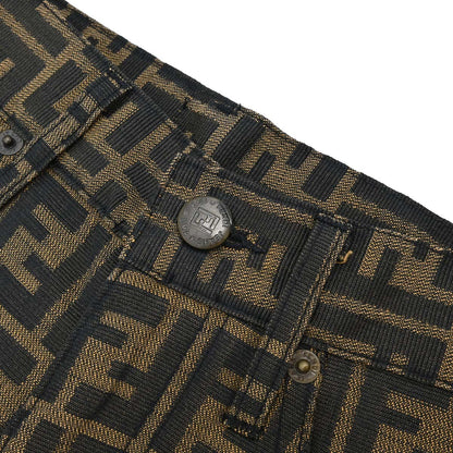 Fendi Zucca Long Pants Brown #40