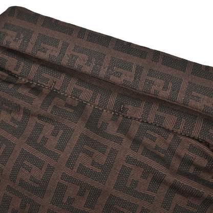 Fendi Top Polo Shirt Zucca Brown #40