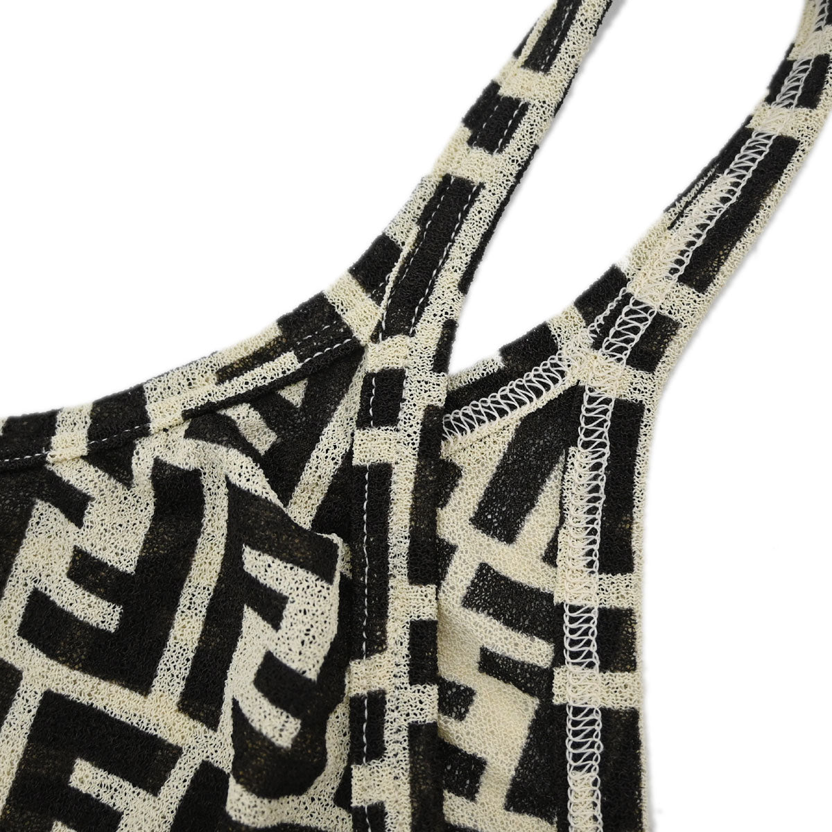 Fendi Camisole Zucca Black Ivory #42
