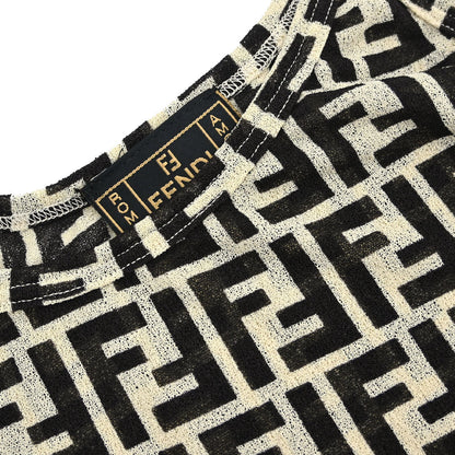 Fendi Camisole Zucca Black Ivory #42