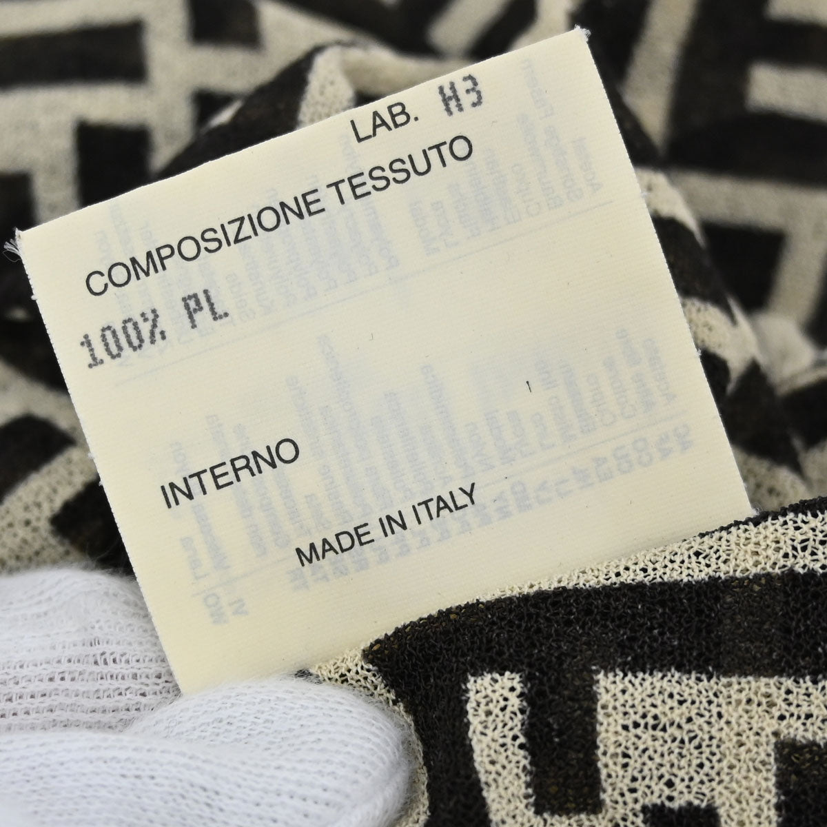 Fendi Camisole Zucca Black Ivory #42