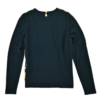 Hermes Long Sleeve Top La Danse Dark Green #38