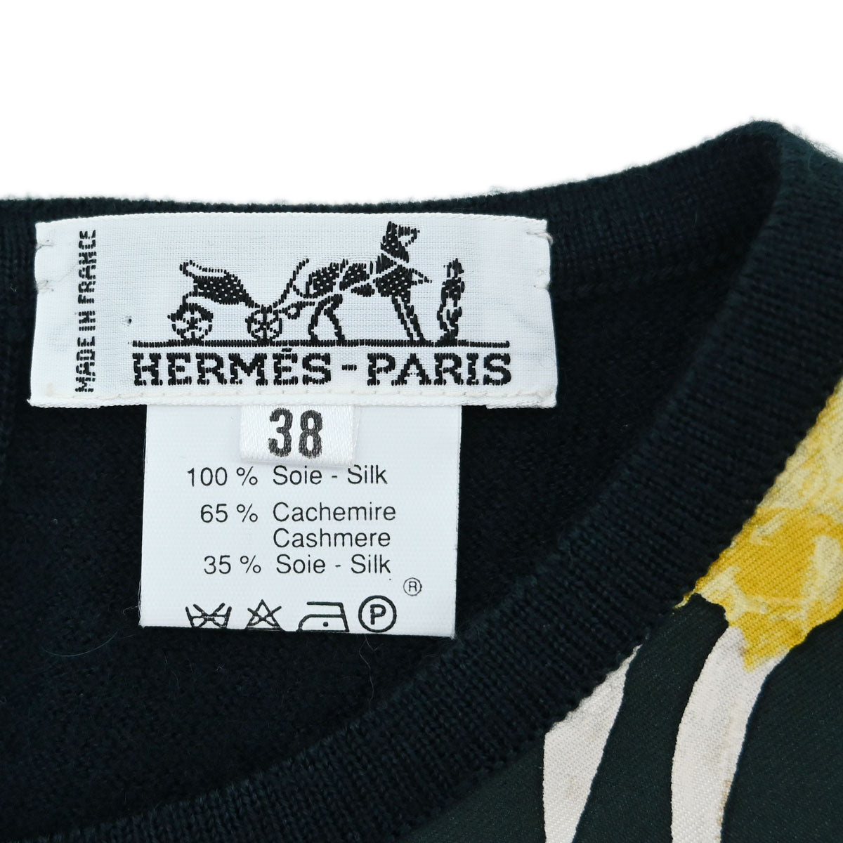 Hermes Long Sleeve Top La Danse Dark Green #38