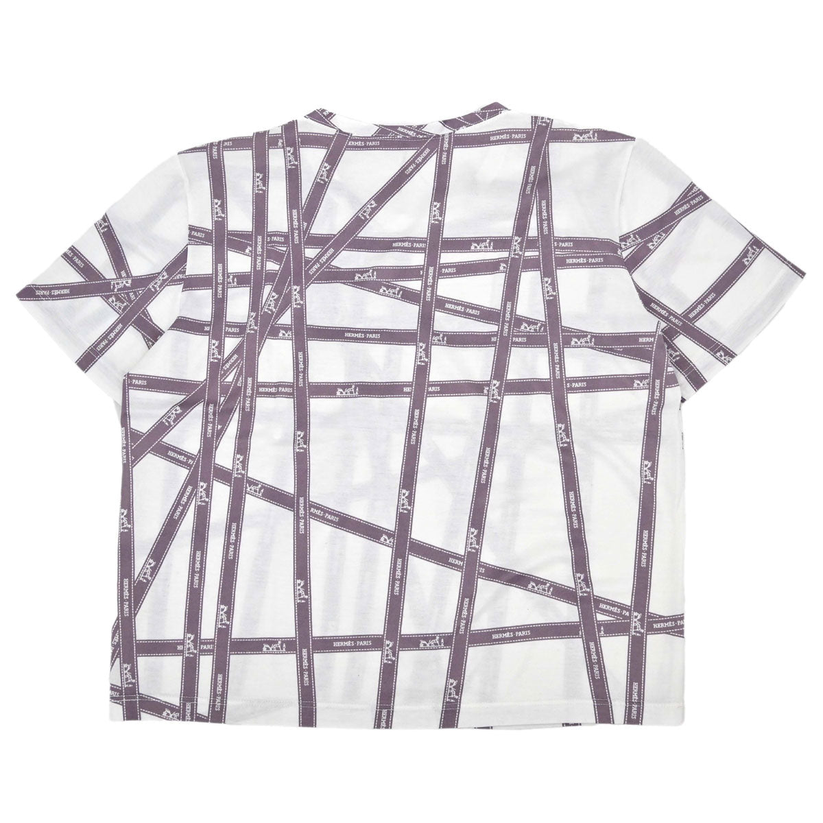 Hermes Short Sleeve T-shirt Top White #ME