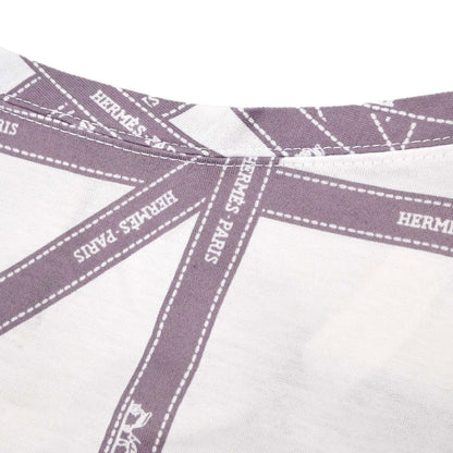 Hermes Short Sleeve T-shirt Top White #ME