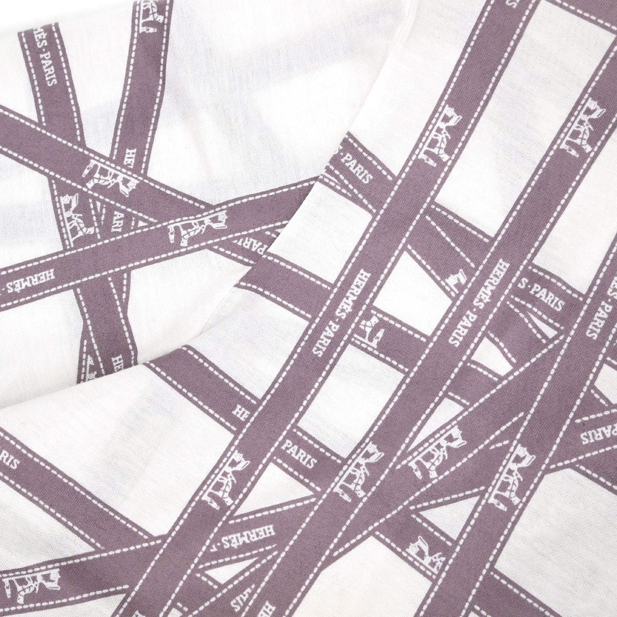 Hermes Short Sleeve T-shirt Top White #ME