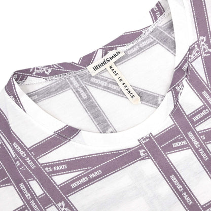Hermes Short Sleeve T-shirt Top White #ME