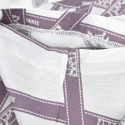 Hermes Short Sleeve T-shirt Top White #ME