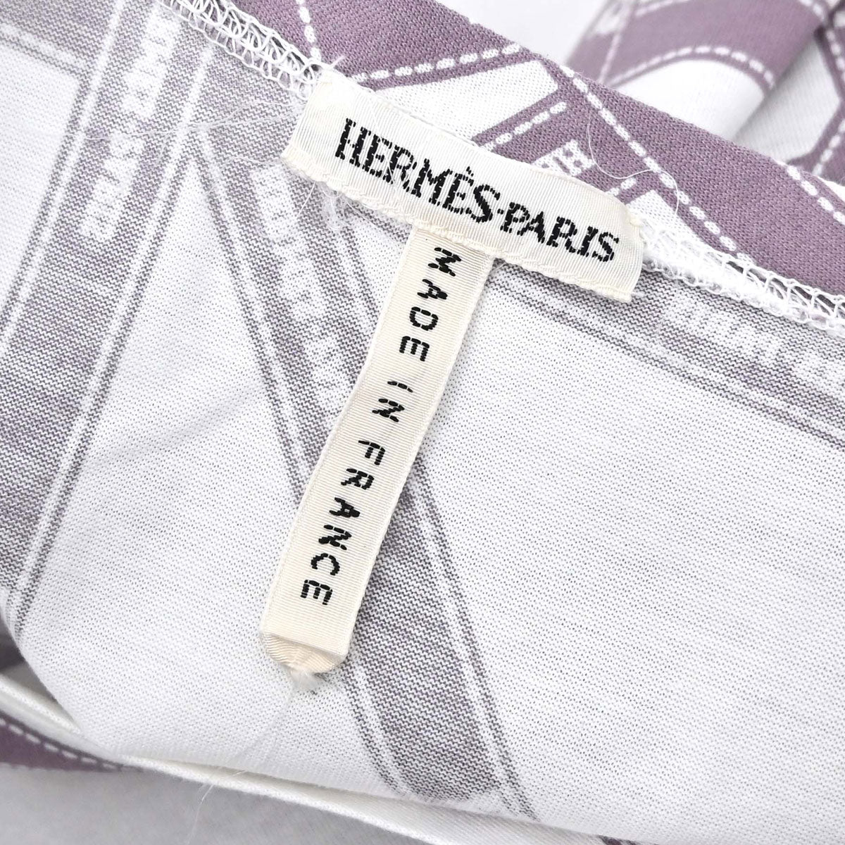 Hermes Short Sleeve T-shirt Top White #ME