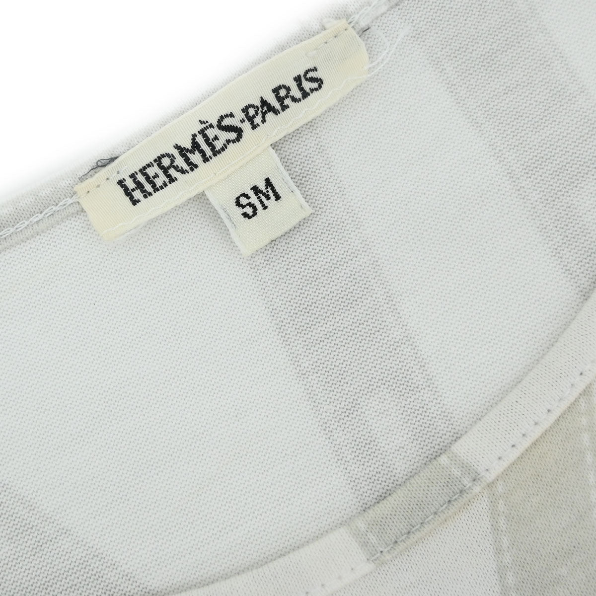 Hermes Short Sleeve T-shirt Top White #SM