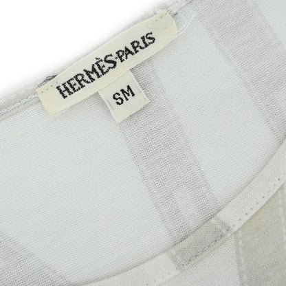 Hermes Short Sleeve T-shirt Top White #SM
