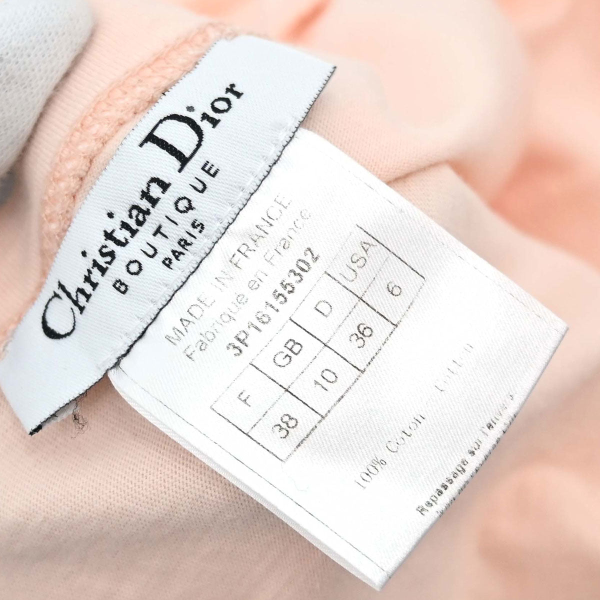 Christian Dior 2003 Sleeveless Tank Top Pink #38
