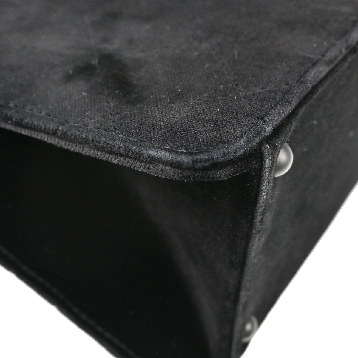 Chanel 1997-1999 Black Velvet Shoulder Bag
