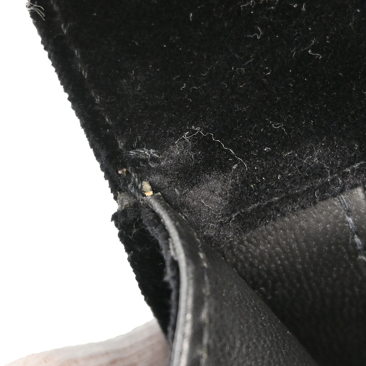 Chanel 1997-1999 Black Velvet Shoulder Bag