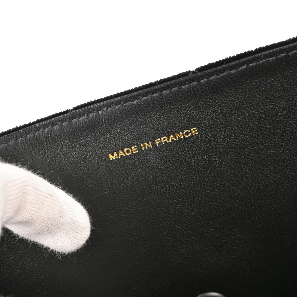 Chanel 1997-1999 Black Velvet Shoulder Bag