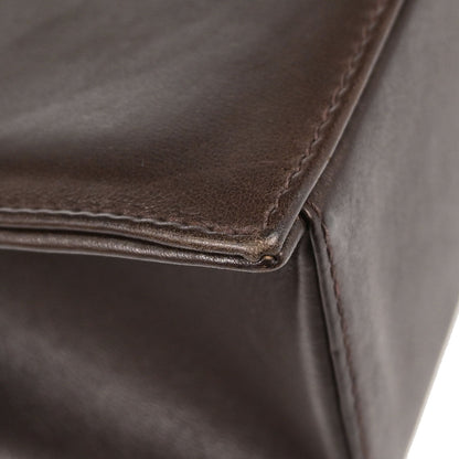Chanel Brown Calfskin Tote Handbag