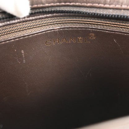 Chanel Brown Calfskin Tote Handbag