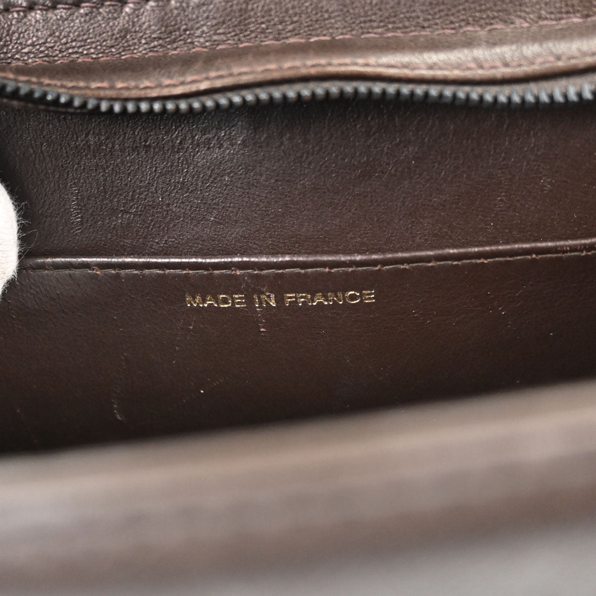 Chanel Brown Calfskin Tote Handbag