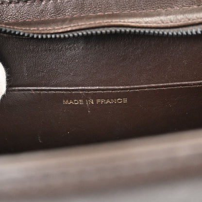 Chanel Brown Calfskin Tote Handbag