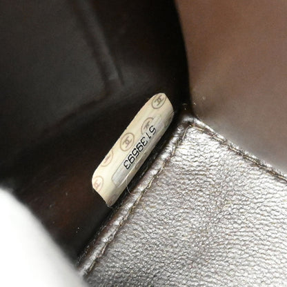 Chanel Brown Calfskin Tote Handbag