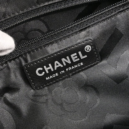 Chanel 2005-2006 Black Lambskin Mademoiselle Bowler Bag Handbag