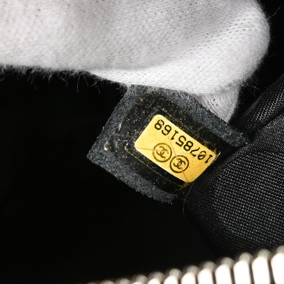 Chanel 2005-2006 Black Lambskin Mademoiselle Bowler Bag Handbag