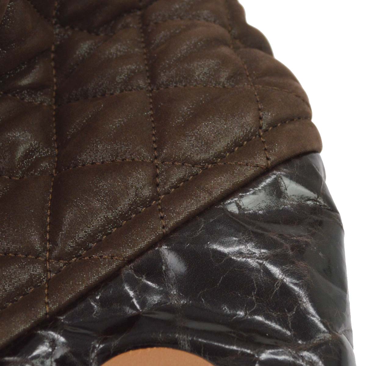 Chanel Brown Calfskin In-The-Mix 2way Tote Handbag
