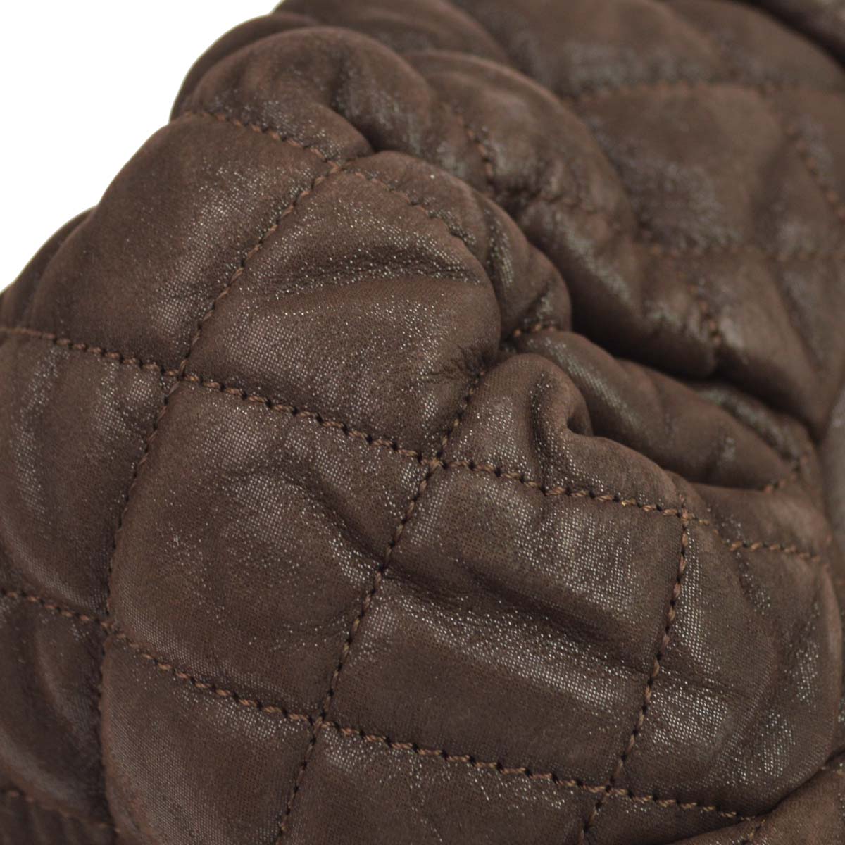 Chanel Brown Calfskin In-The-Mix 2way Tote Handbag
