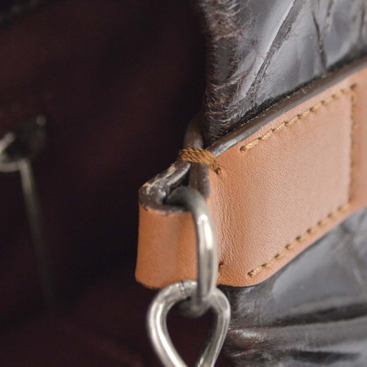 Chanel Brown Calfskin In-The-Mix 2way Tote Handbag