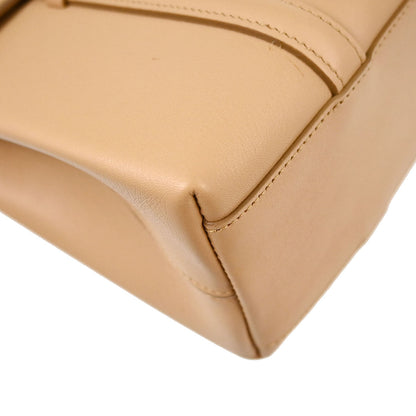 Cartier Beige Leather Cabochon Handbag