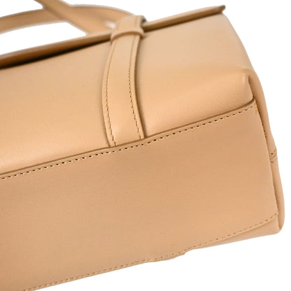 Cartier Beige Leather Cabochon Handbag
