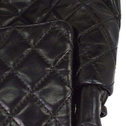 Chanel 2016-2017 Black Calfskin Paris-Salzburg Mountain Backpack
