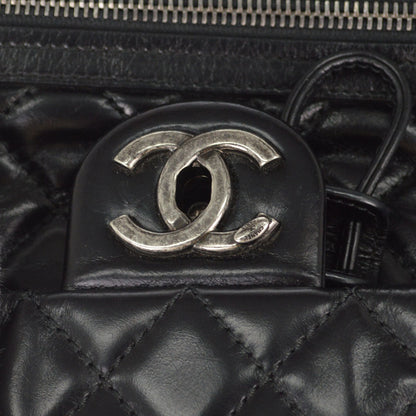 Chanel 2016-2017 Black Calfskin Paris-Salzburg Mountain Backpack