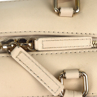 Chanel 2019-2020 Light Beige Lambskin Vanity 2way Shoulder Handbag