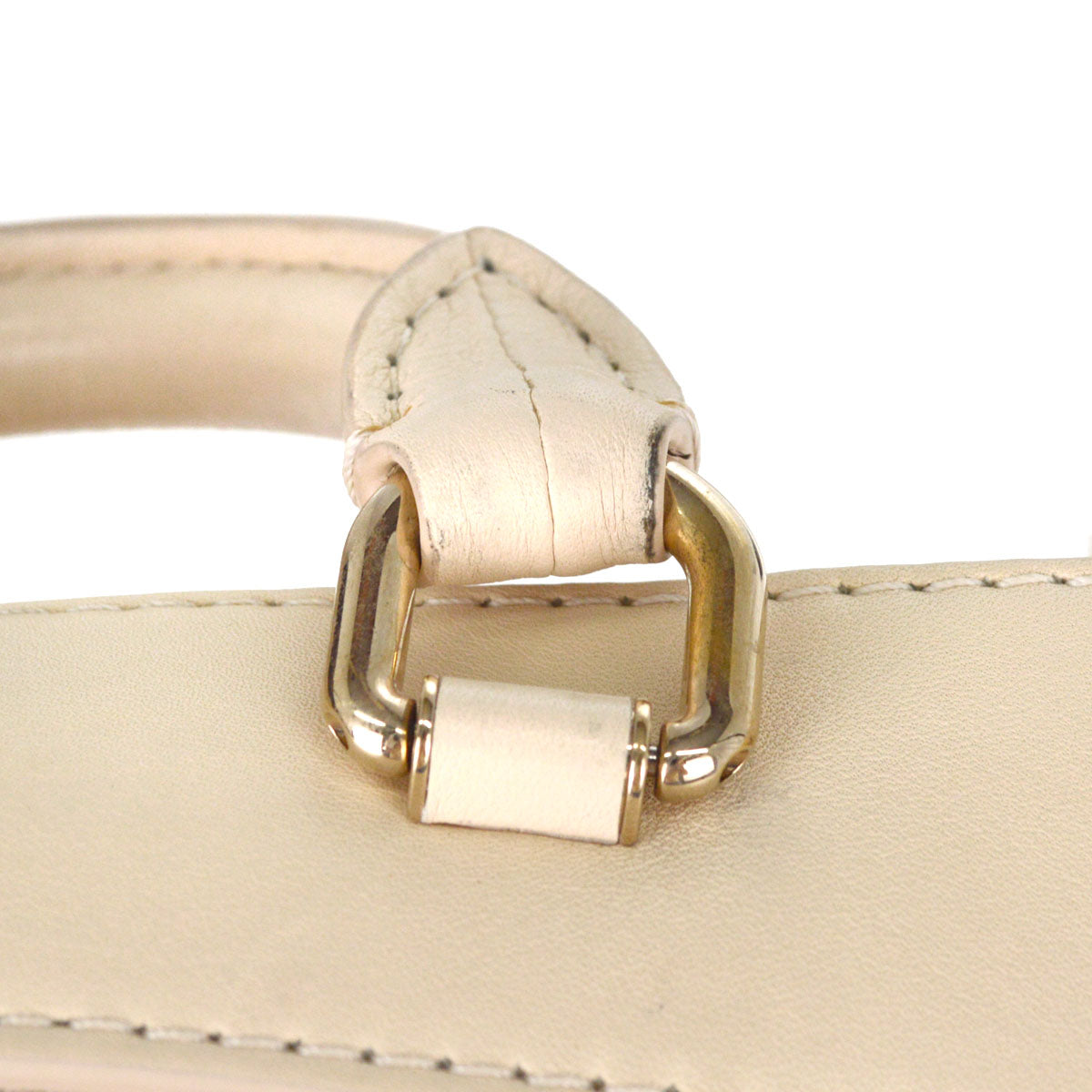 Chanel 2019-2020 Light Beige Lambskin Vanity 2way Shoulder Handbag