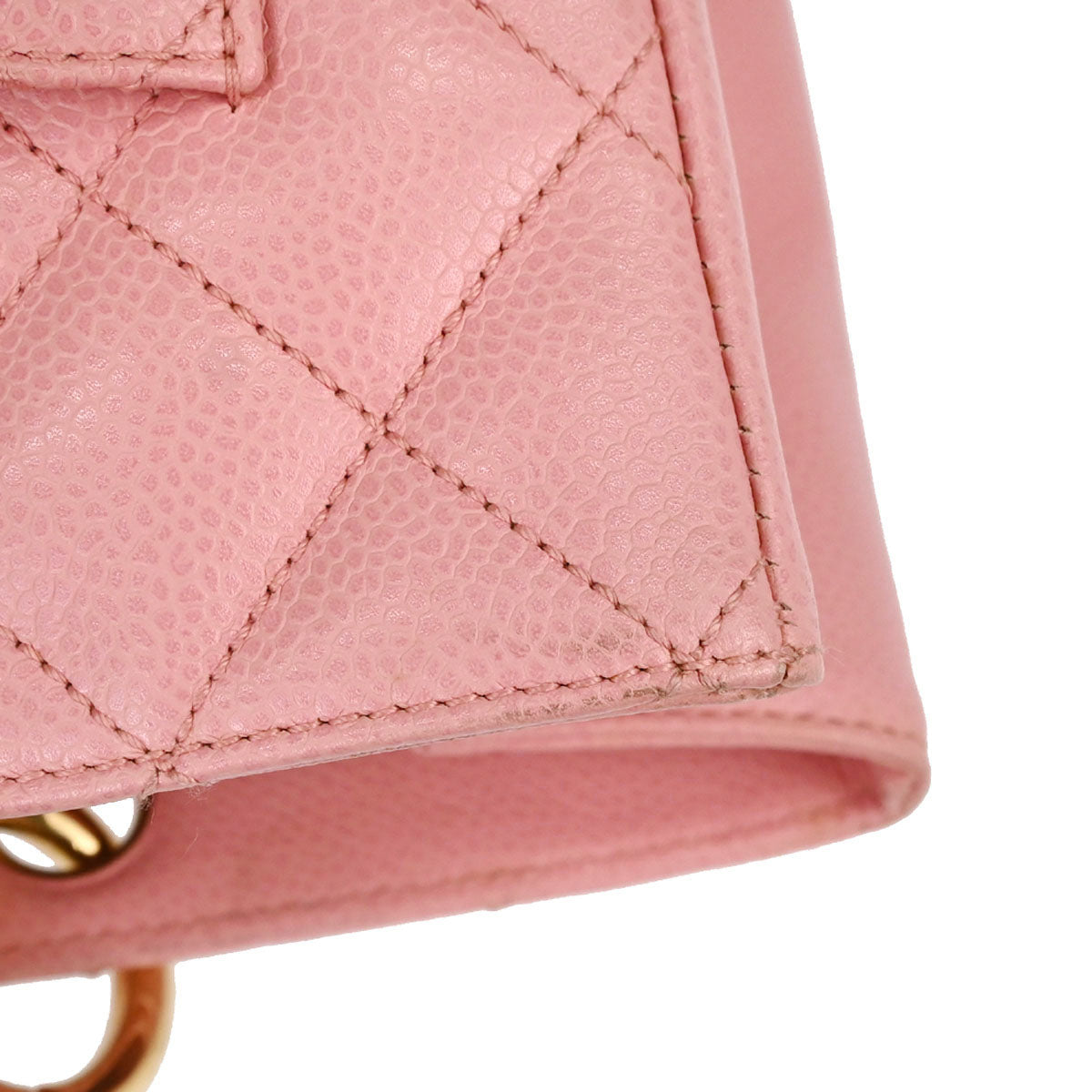 Chanel 2004-2005 Pink Caviar Skin Grand Shopping Tote GST Chain Handbag