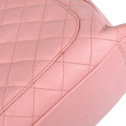 Chanel 2004-2005 Pink Caviar Skin Grand Shopping Tote GST Chain Handbag