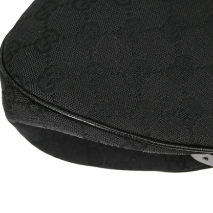Gucci Black Bamboo GG Handbag