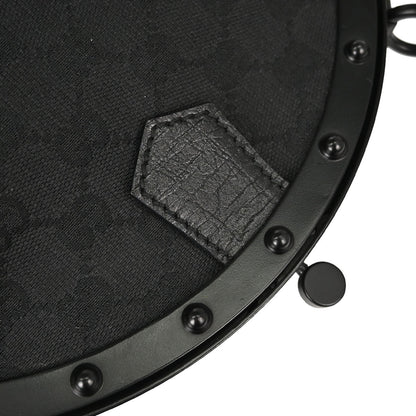 Gucci Black Bamboo GG Handbag