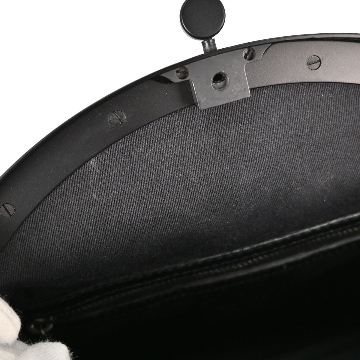 Gucci Black Bamboo GG Handbag